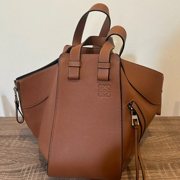 Loewe Brown Hammock Leather Tote - Picture 1 of 16